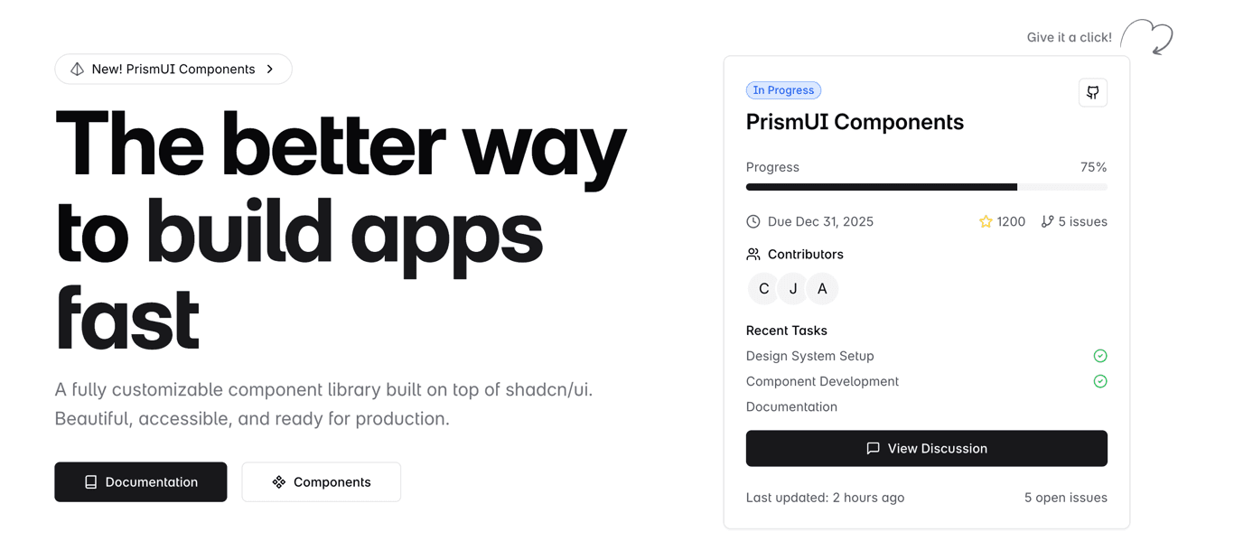 Prism UI Component Showcase